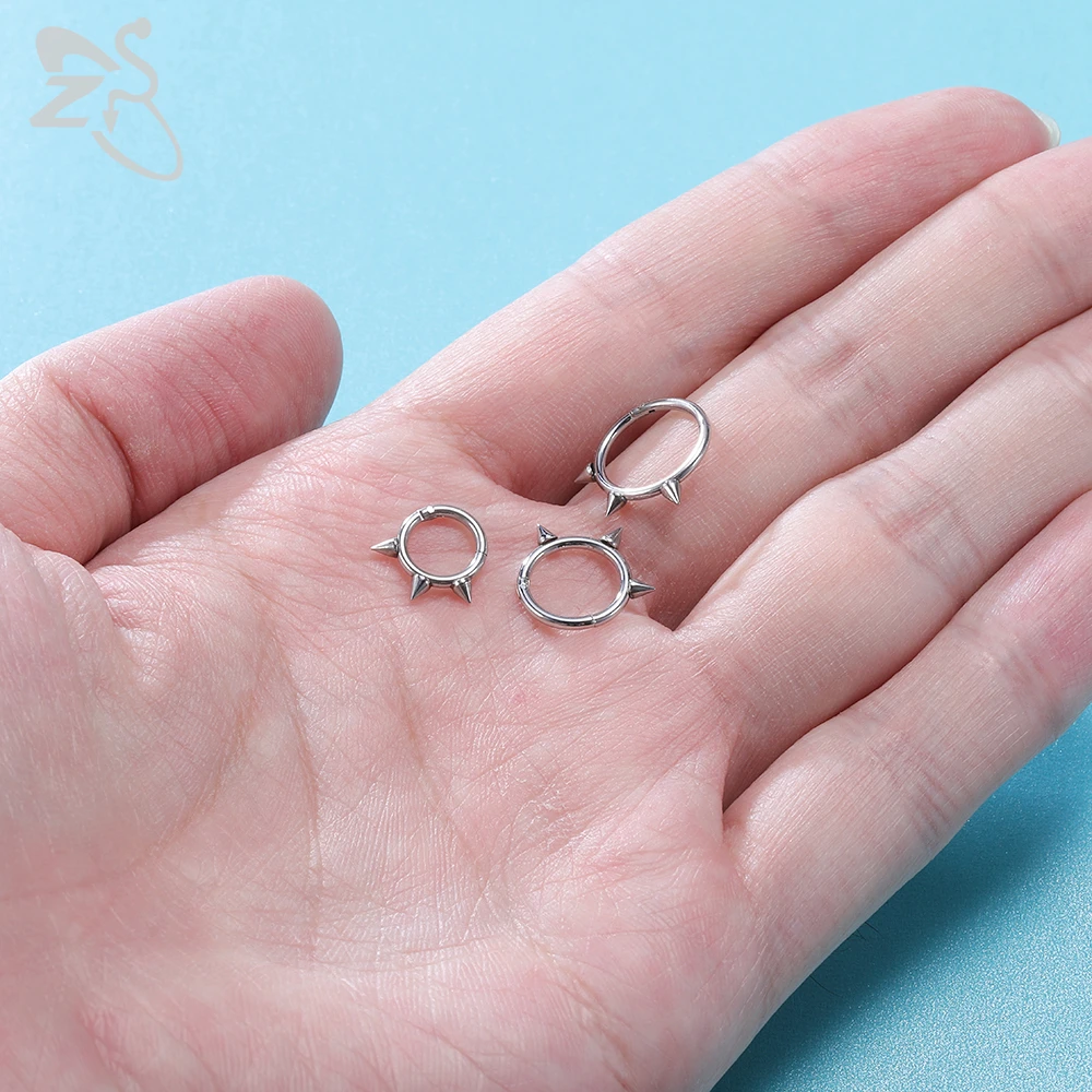 Кольцо для пирсинга в стиле панк ZS 1 шт. кольцо носа из нержавеющей стали мужчин