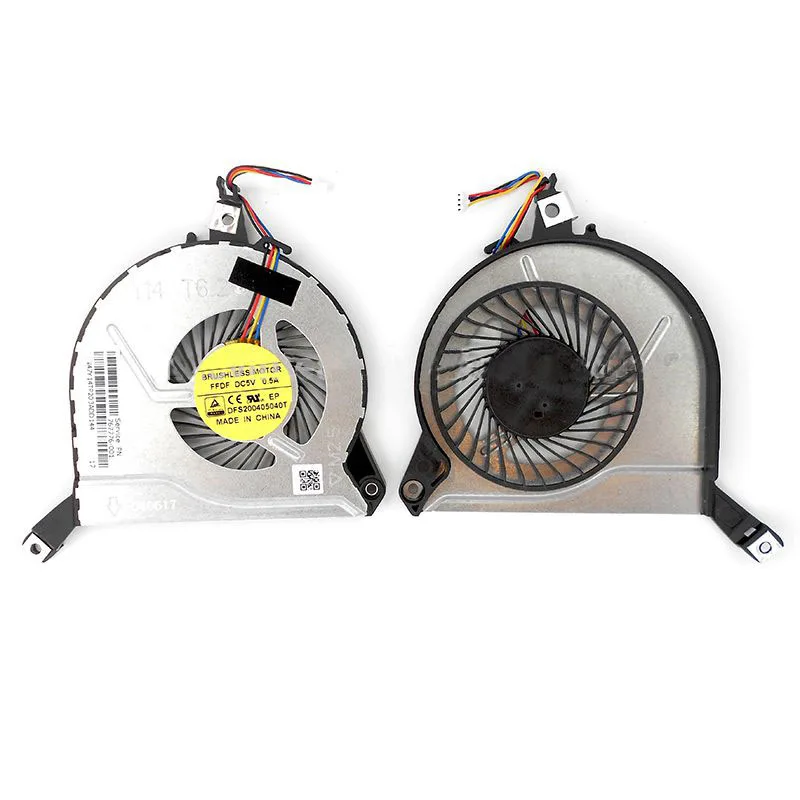 Новый оригинальный вентилятор ЦП для HP Pavilion 14 V 15 P K P261NE 17 F P105nr TPN Q140 Q143 охлаждающий