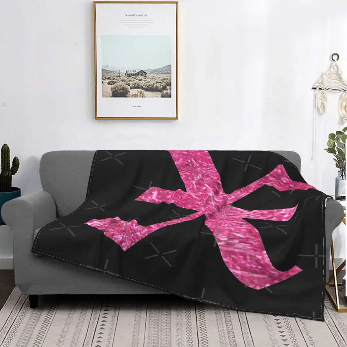 

Manta con estampado de la letra x-mayúscula para niños, colcha a cuadros para cama, toalla de playa