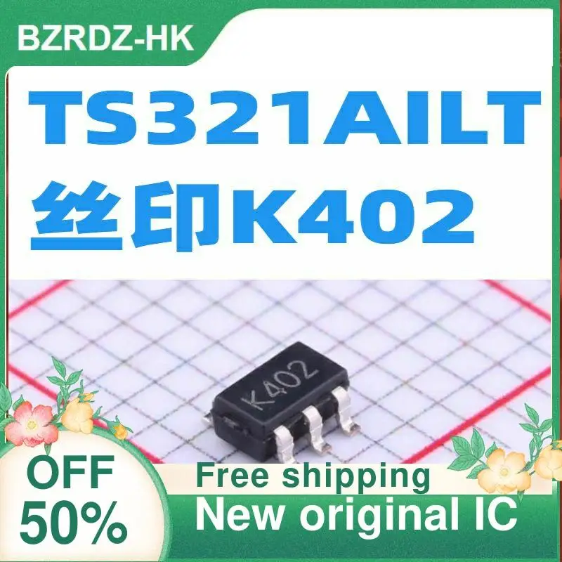 

1-20PCS TS321AILT K402 SOT23-5 New original IC