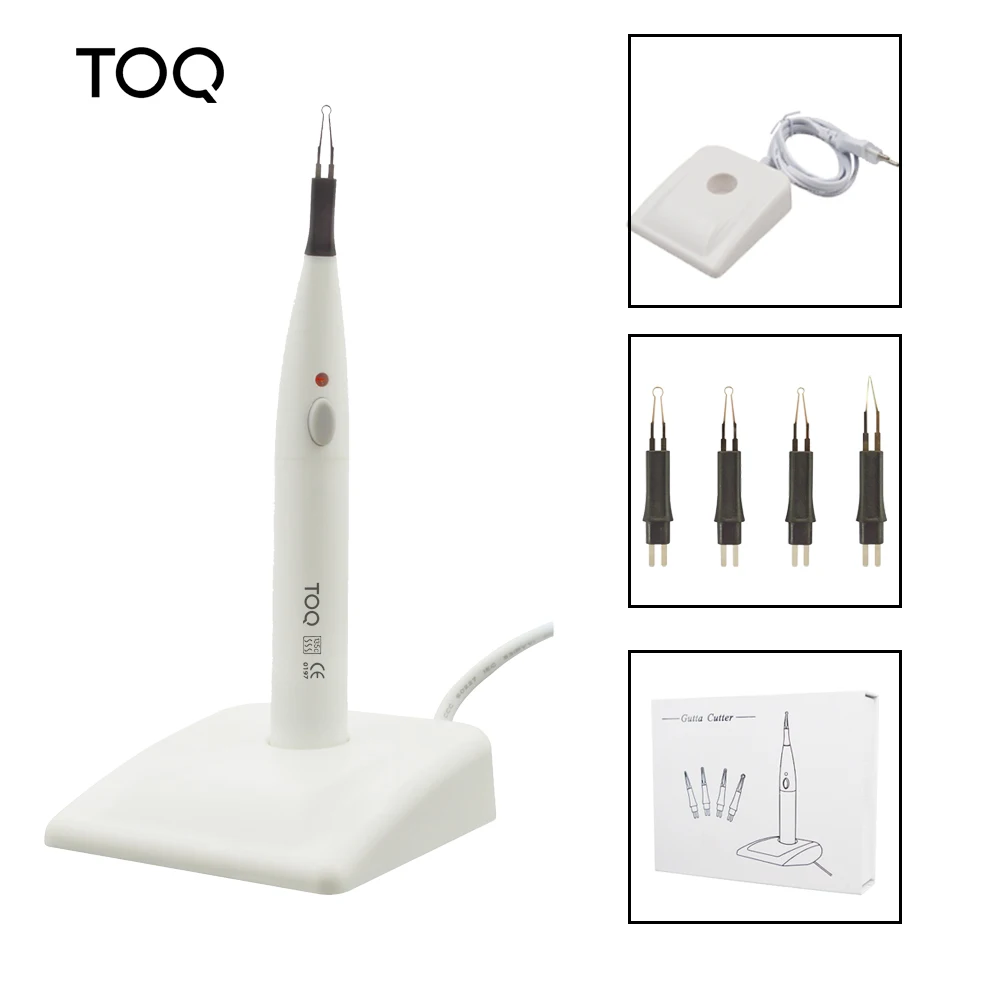 Dental Endo Gutta Teeth Whitening Oral Hygiene Dental Equipment Tooth Gum Cutter Percha dissolved breaker cut with 4 Tips 1 Set