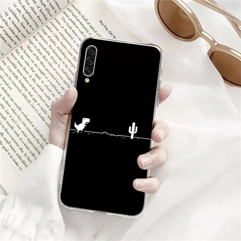 

Black Minimalist Text Phone Case Transparent for Samsung s9 s10 s20 Huawei honor P20 P30 P40 xiaomi note mi 8 9 pro lite plus