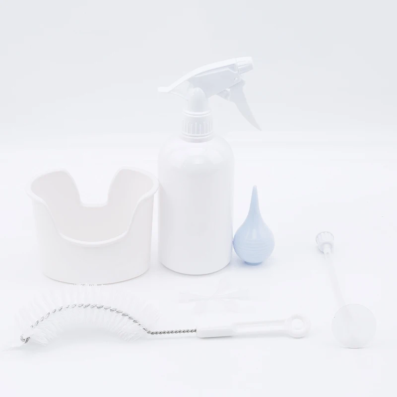 

Baby Nasal Aspirator Set Hygienic Nose Cleaner Snot Sucker Ear Washing Tools Soft PP Care Tools Set Drop Shipping