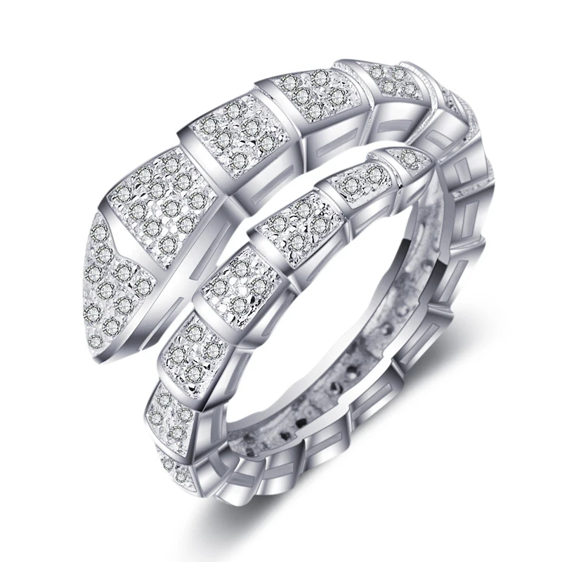 Роскошные свадебные кольца с фианитами для женщин изысканное Сверкающее кольцо