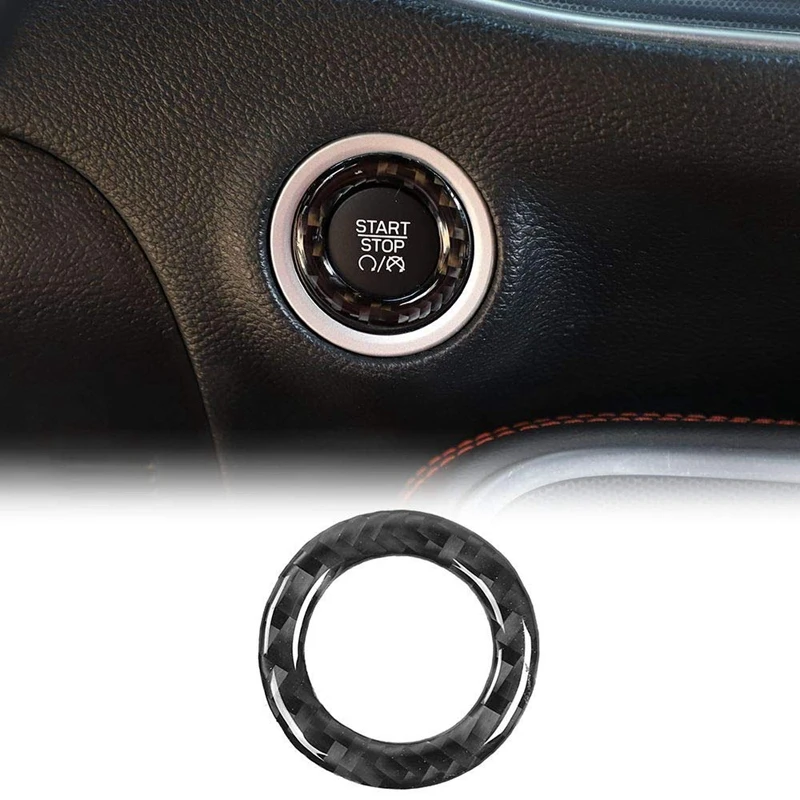 

Engine Start Stop Button Knob Trim Cover for Dodge Challenger 2010-2019