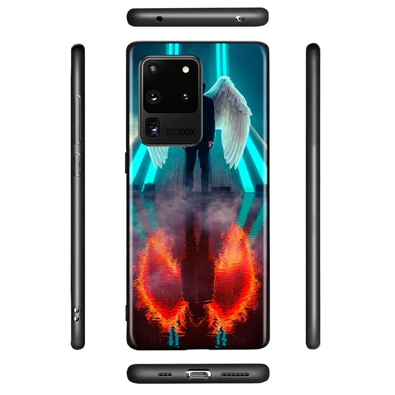 

Cool Angel wing For Samsung Galaxy A01 A11 A12 A21 A31 A41 A42 A51 A71 A91 A32 A52 A72 A02S Phone Case