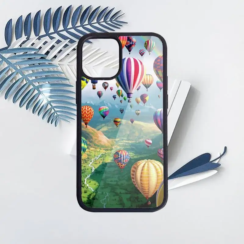 

Landscape sports hot air balloon Phone Case for iPhone 11 12 pro XS MAX 8 7 6 6S Plus X 5S SE 2020 XR Hard PC