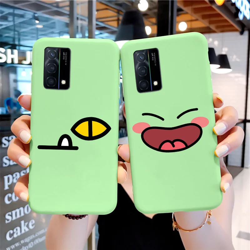 

Cute Cartoon Soft TPU Shell For OPPPO K9 5G Case Personality Tide Shell For OPPO K9 5G Case Silicone Matte Personality Cover