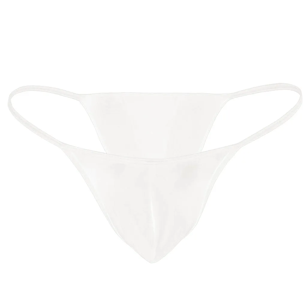 

Homme Thong Underpants for Men Gay Sexy Panties Underwear Sexy Mens Stretch Bulge Pouch Tanga Bikini Briefs Underwear String