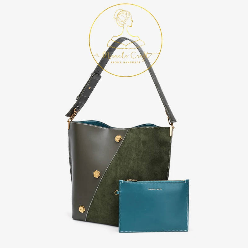 2020 новая Ретро сумка ведро с широким плечевым ремнем на одно плечо мессенджер