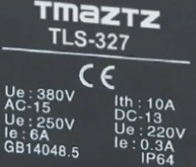 Расцепляющий переключатель TLS 327 ролик из нержавеющей стали утопленная головка и