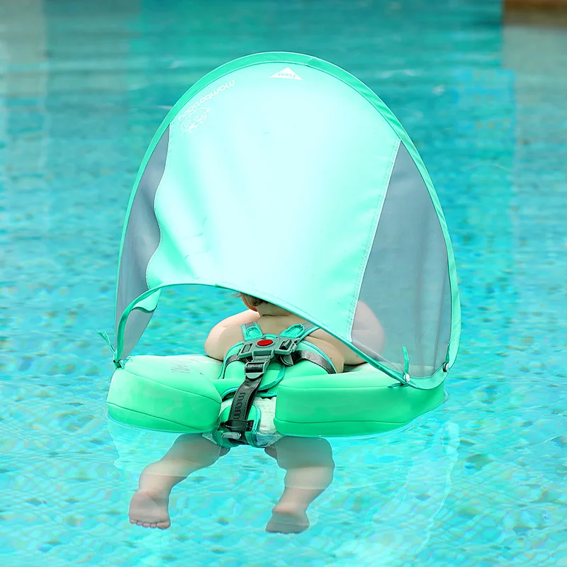 Круг для плавания детский однотонный не надувной защиты от солнца | Мать и