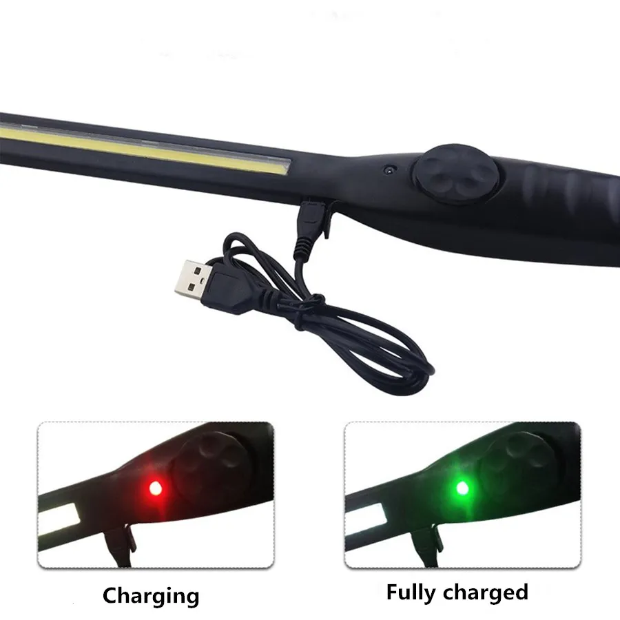 Strong  COB Work USB Charging With Magnet Hook Auto Repair  Infinite Switch Disinfection Purple Light enlarge