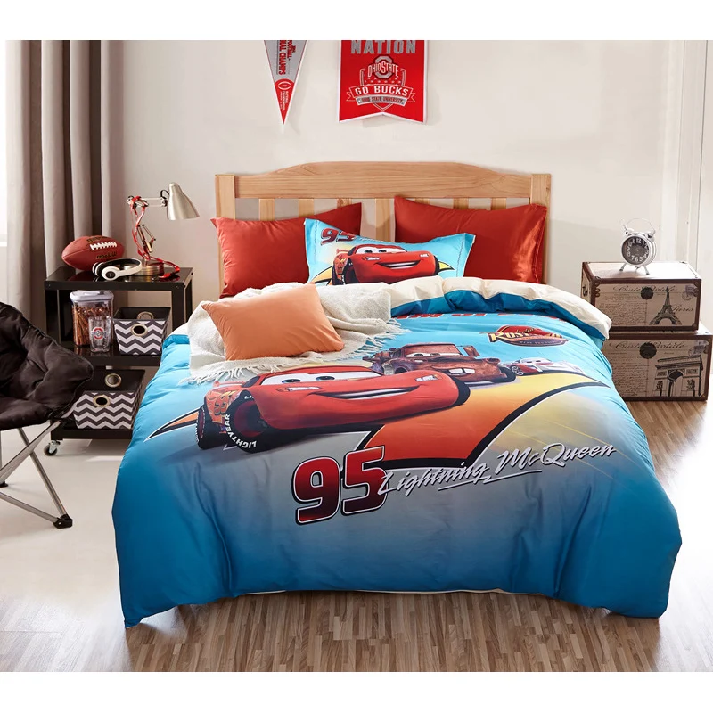 

Disney Lightning Mc Queen Car 95 Baby Bedding Set Cotton Twin Queen Kids Girls Children Bedroom Decor Gift Duvet Cover