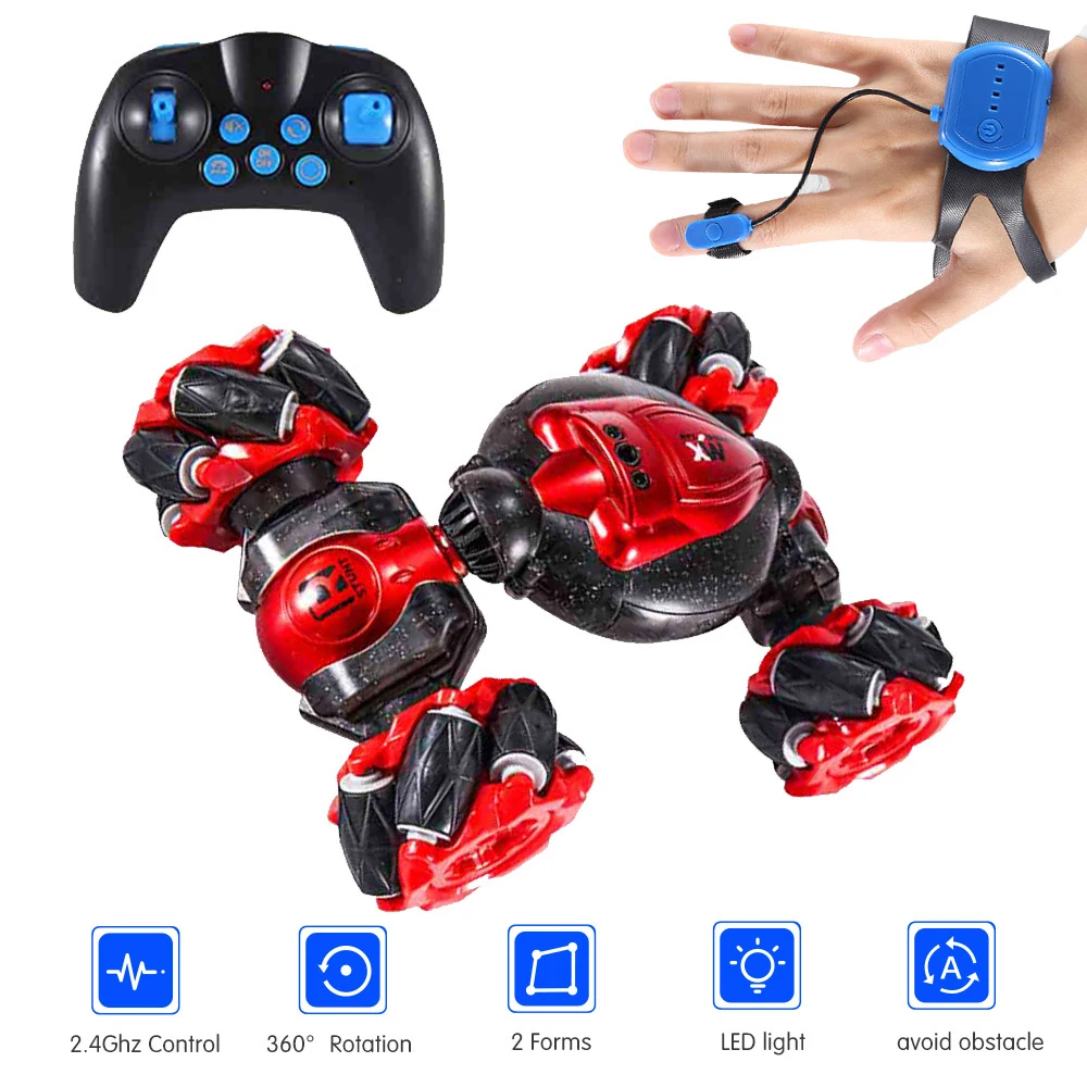 1827 20 2 4 Ghz RC Stunt автомобильные часы индукционный контроль жестов деформация