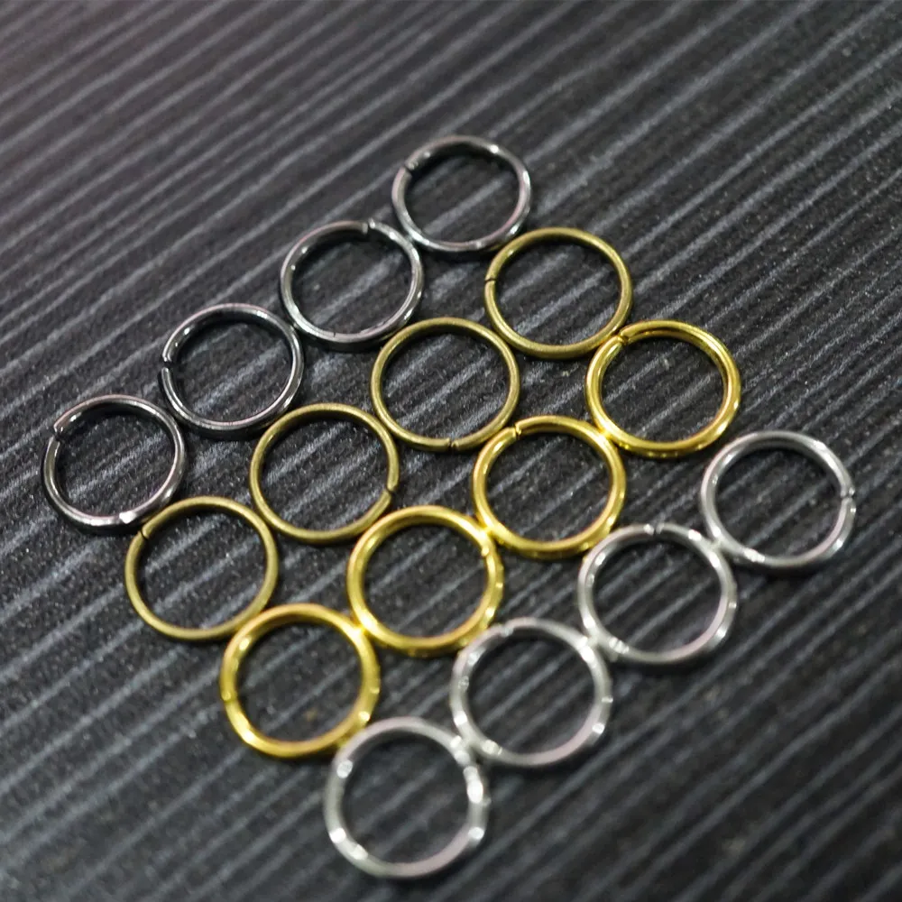 4 12 мм цепи Maille открытый прыжок кольцо Сплит Кольца соединитель для