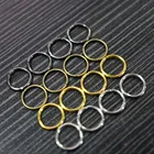 4-12 мм цепи Maille открытый прыжок кольцо Сплит Кольца соединитель для самостоятельного изготовления ювелирных изделий металлические фурнитура для изготовления ювелирных изделий 100-200 шт