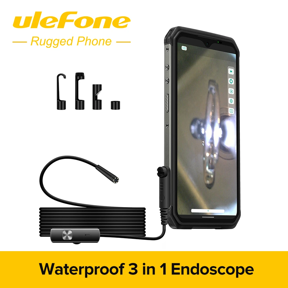Ulefone Waterproof 3 in 1 Endoscope /For ARMOR 9/ARMOR 9E/Power Armor 13