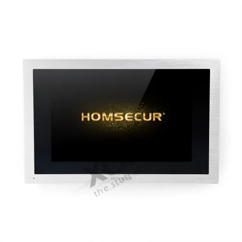 Умный видеодомофон HOMSECUR 4 провода 10 дюймов сенсорный монитор утапливаемое