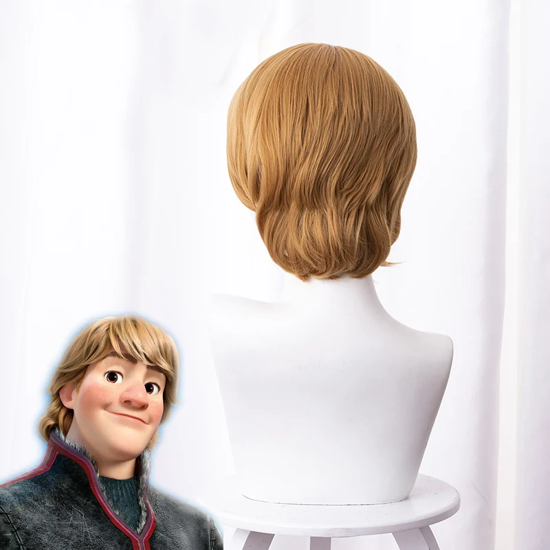 cosplay Heroine Elsa and Anna Beige and brown wig Halloween character props anime styling wig