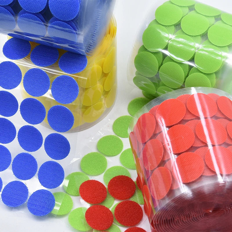Самоклеящаяся клейкая лента Velcros Dots нейлоновая для крючков и петель шитья