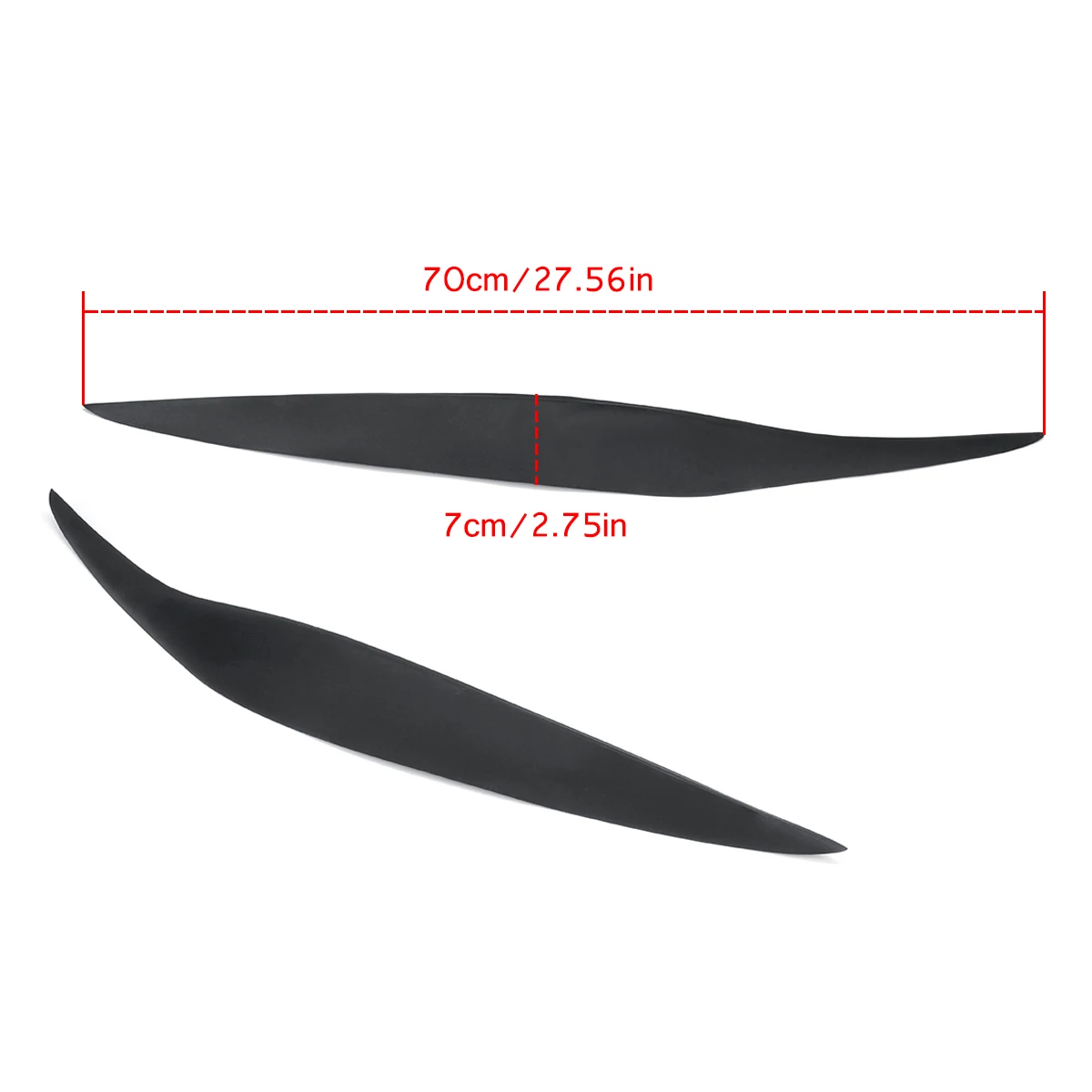 

Car Headlight Eyebrow Cover Trim Head Lamp Eyelid Sticker Fiberglass For Ford/Fiesta Facelift MK7.5 MK8 2012-2017