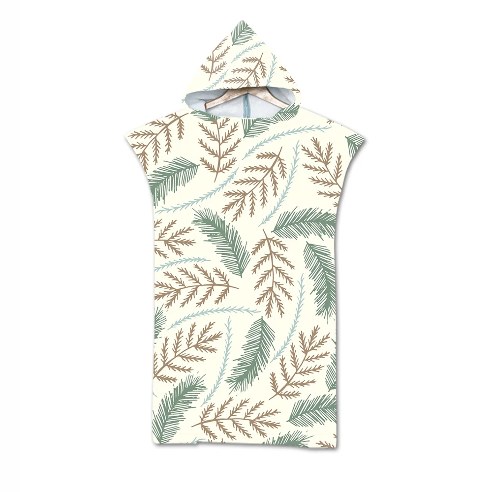 

Tropical Geometric simplicity Bath Towels Cloak Microfiber Wetsuit Bathrobe Absorbent Swimming Beach Towel Poncho Toalla