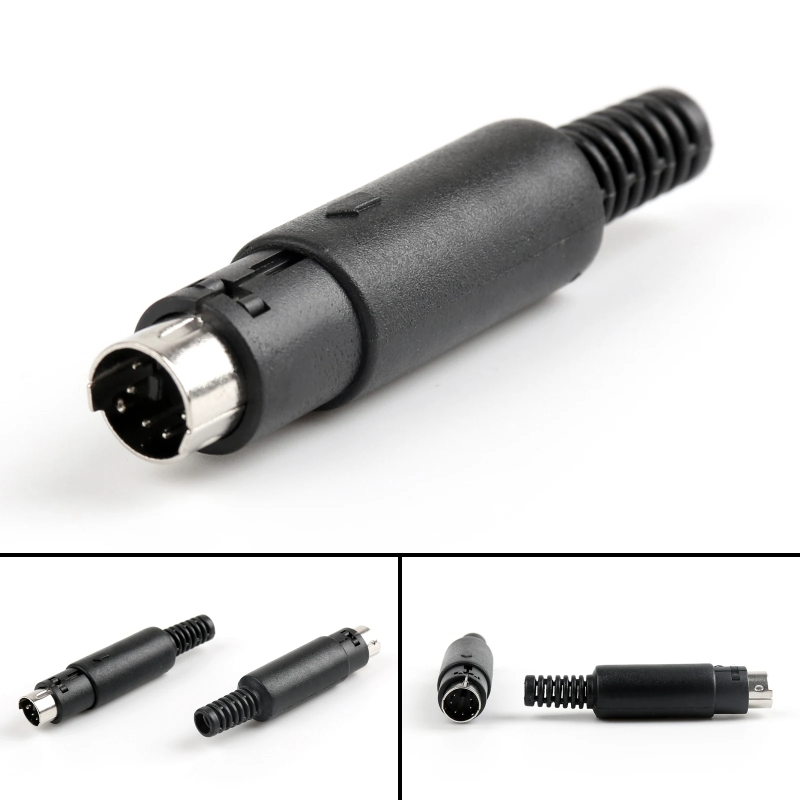 Artudatech 100 шт. 6Pin Mini DIN штекер разъем пластиковый адаптер рукоятки для аудио Jack