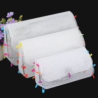 auxiliary knitting weaving plastic mesh sheet woven bag mesh sheet diy handcraft bags plastic grid hook crafts accessory