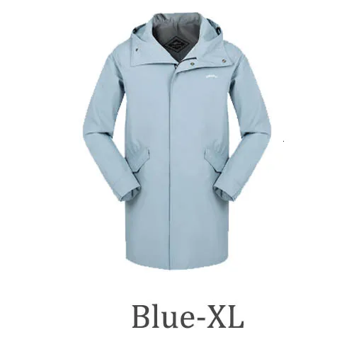 Blue XL Xiaomi ZENPH, ветрозащитная водоотталкивающая мягкая теплая куртка, 3D стерео, не скатывается, средняя и длинная секция пальто для мужчин и женщин - Цвет: Blue XL