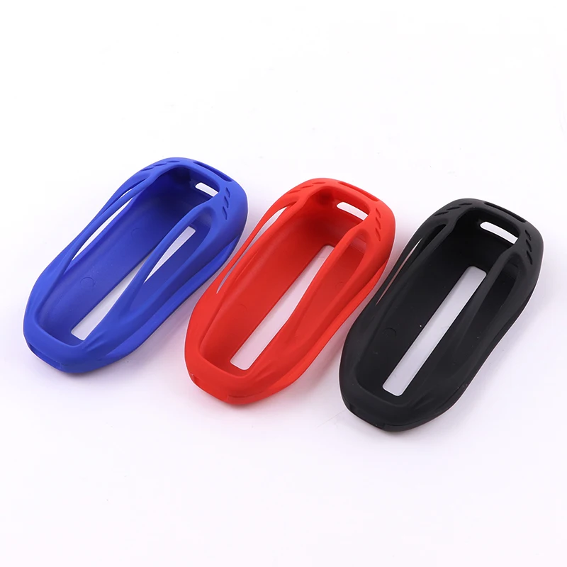 Роскошный черный красный и синий цвет чехол для автомобильного ключа ключей