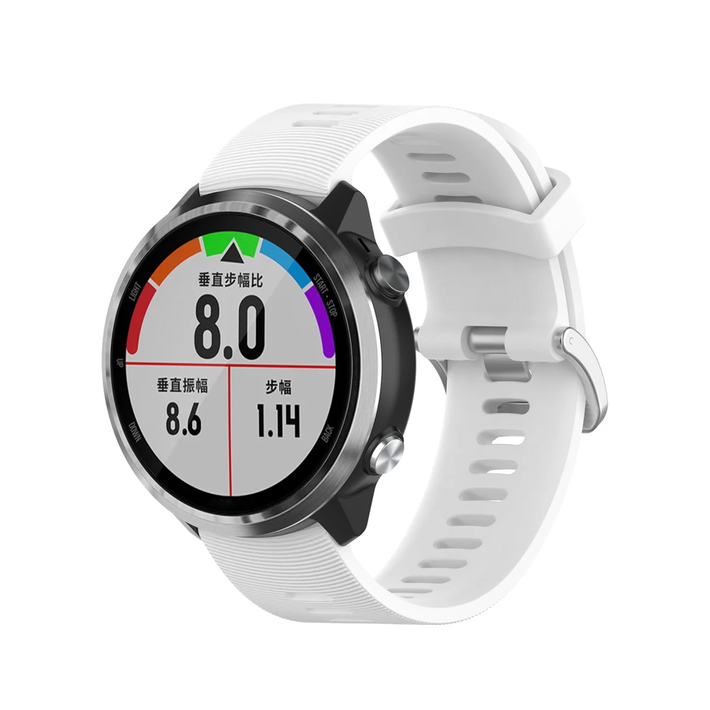 20 мм спортивный силиконовый ремешок для часов для Garmin Forerunner 245 245M 645 Vivoactive 3 умный браслет часы полоса красочный браслет