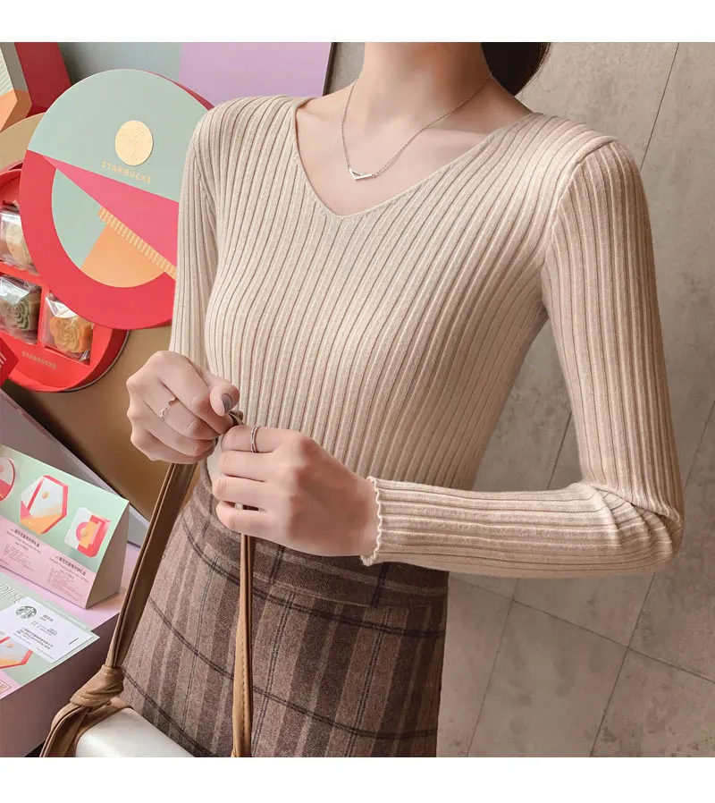 Новинка 2019 осенне-зимний женский модный Повседневный Теплый красивый свитер Fa18201