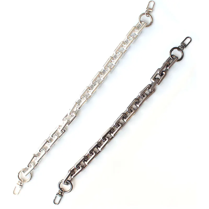 Resin Replacement Chain Detachable Parts 30/40/50/60cm Gold Strap Women Shoulder Handle Square Chain Woman Bag Accessory