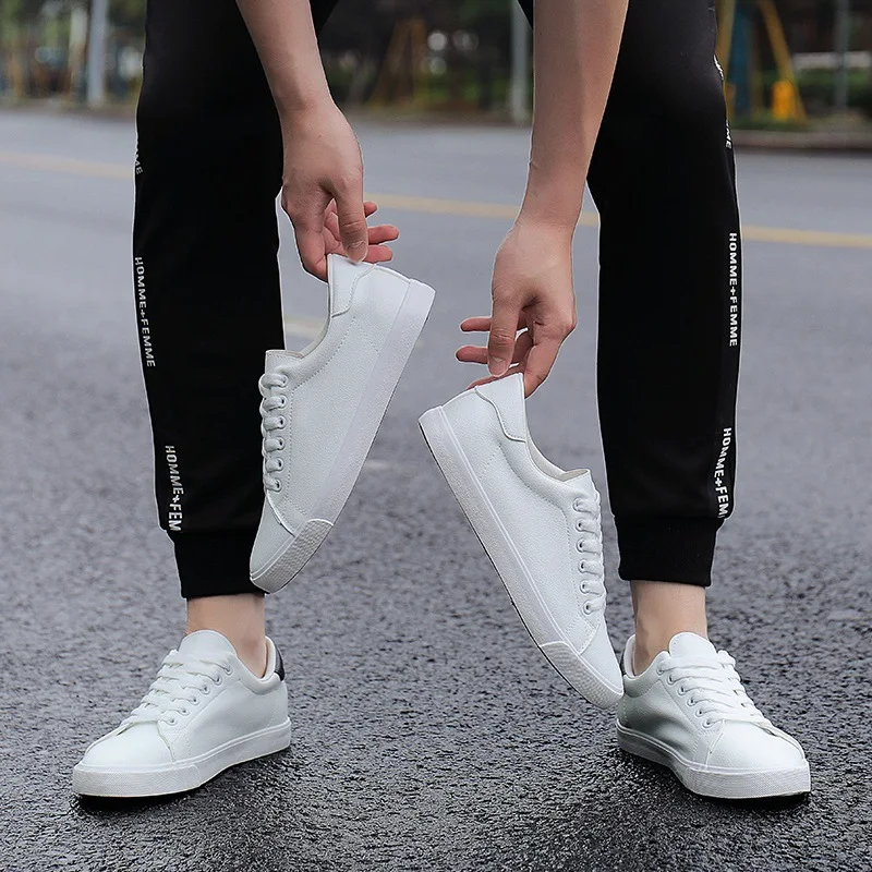

Spring White Shoes Men Casual Shoes Male Fashion Sneakers Cool Street Men White Shoes Brand Man Footwear