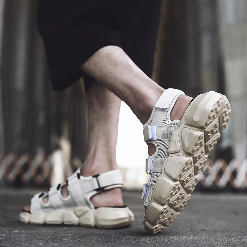 

Сандалии Owens мужские, модные босоножки в итальянском стиле, пляжные уличные, повседневные камуфляжные, для мужчин и женщин, лето