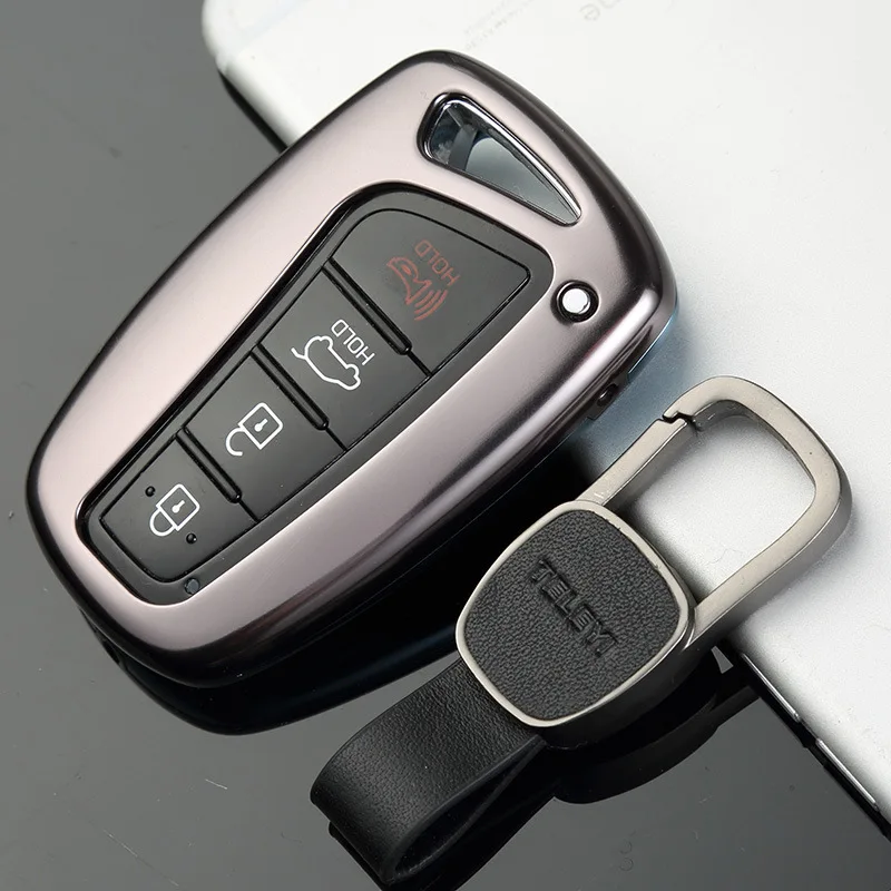 Корпус для автомобильных ключей из алюминиевого сплава защитный чехол ключа Hyundai