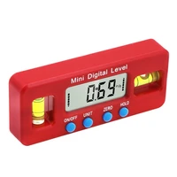 100mm magnetic spirit level bubble ruler digital display protractor inclinometer angle measure finder level digital bevel gauge