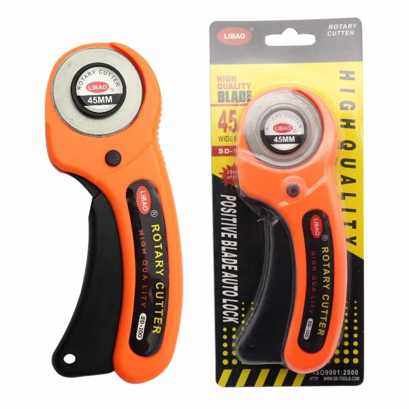 Бесплатная доставка оранжевый ротационный резак 45 мм диаметр лоскутный