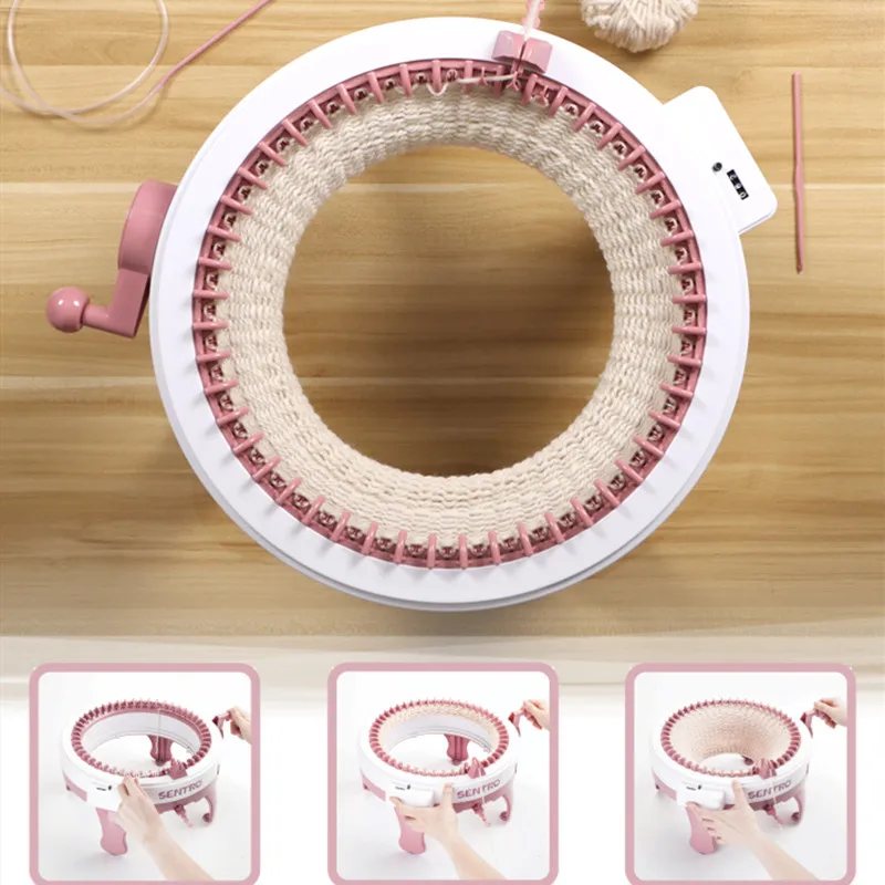 22 иглы/40 игл ручная вязальная машина Сделай Сам Шарф вязаный вручную свитер для