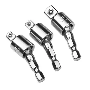 Универсальный шарнирный Соединитель с поворотом на 360 градусов, электрическая Шестигранная ручка, квадратный гаечный ключ, переходник с головкой, инструмент, аксессуары для электродрели