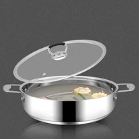 stainless steel stock pots glass lid classic delicacy large stock pots non stick cacerolas para cocina house cookware oc50mg