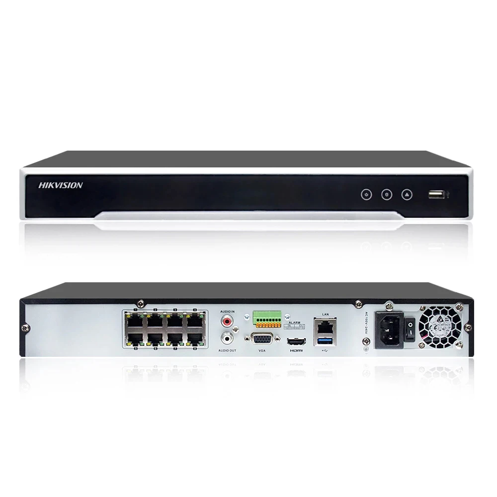 Оригинальная английская версия Hikvision встроенный сетевой видеорегистратор Plug &amp