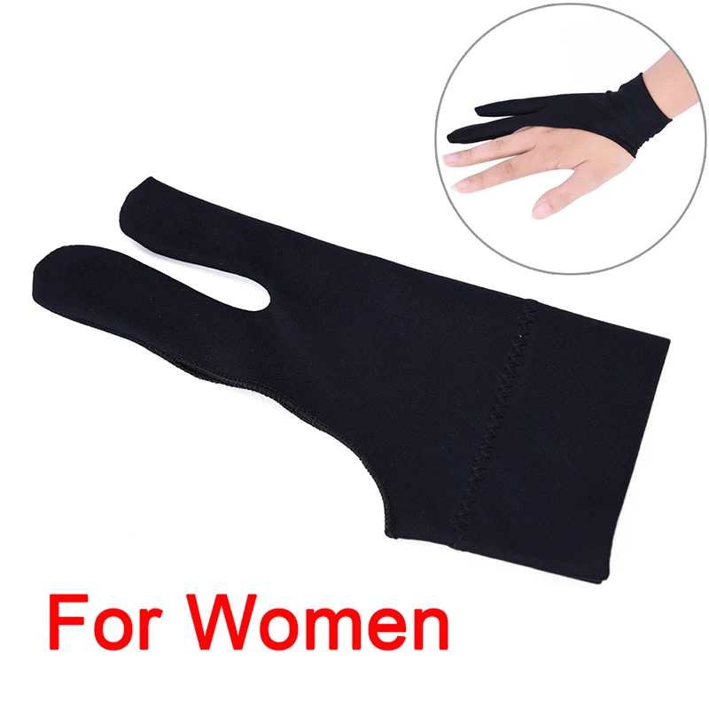 

Artist Drawing Glove For Any Graphics Drawing Table 2 Finger Anti-Fouling Both For Right And Left Hand Drawing Gloves