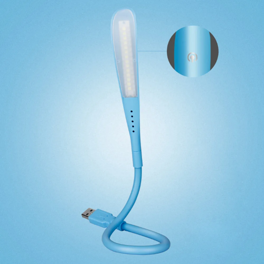 

Touch Dimmable Flexible USB LED Eye-care Reading Light Adjustable LED Solid Clip Desk Lamp for Laptop Bedroom Study Lighting