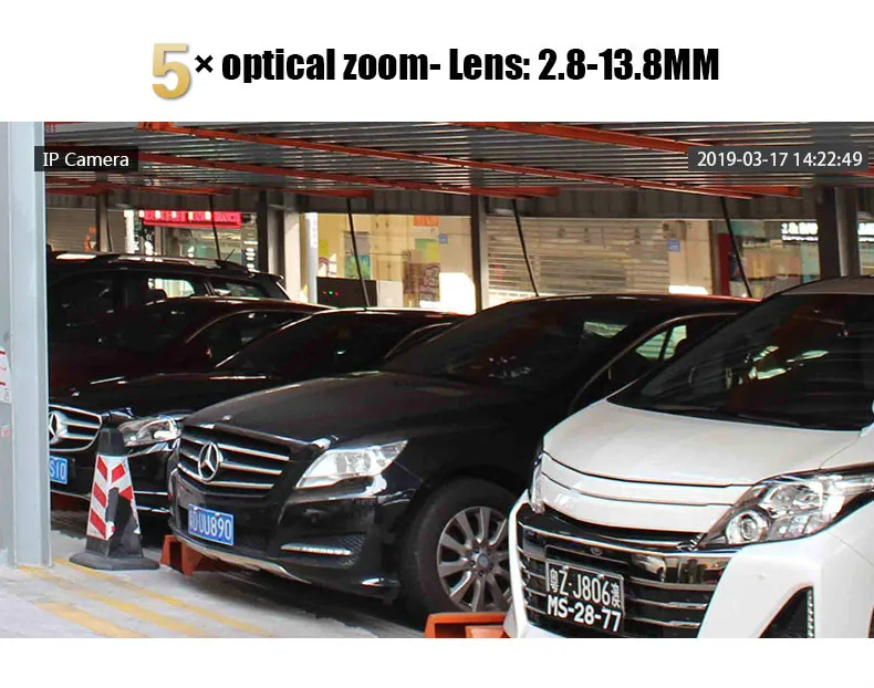 1080P 3MP 5MP Wireless IP PTZ Camera Speed Dome Security Cameras Outdoor 4Xzoom Two Way Audio P2P WIFI Camhi 2.8mm-13.5MM Lens