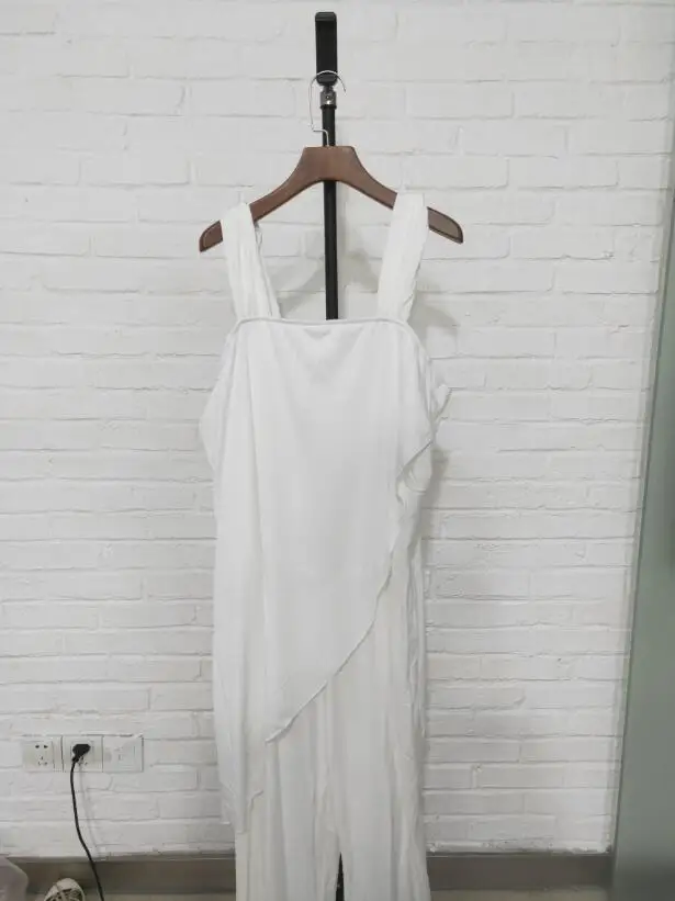 Большие размеры 5XL женские модные тонкие однотонные комбинезоны без рукавов