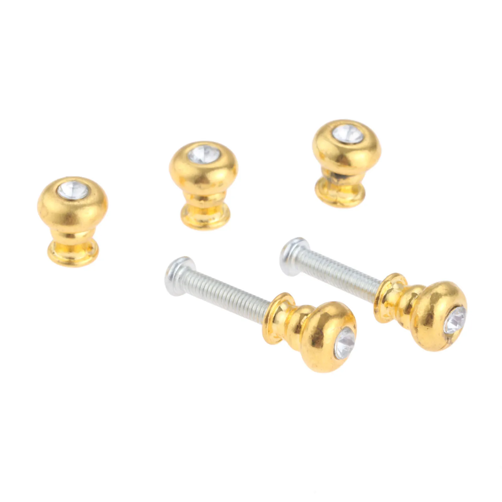 5 шт. золотые ручки для мебели из цинкового сплава и стразы выдвижная ручка ящика
