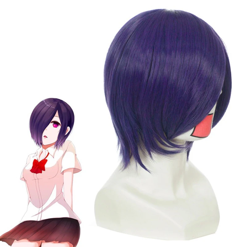 Аниме Tokyo Ghoul Косплэй парики Touka Kirishima парик термостойкие из искусственных волос