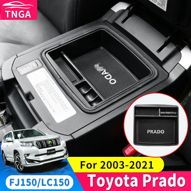

For 2003-2021 Toyota Land Cruiser Prado 150 120 Lc150 Lc120 Tuning Accessories Armrest Storage Box Partition Bracket Tray FJ150
